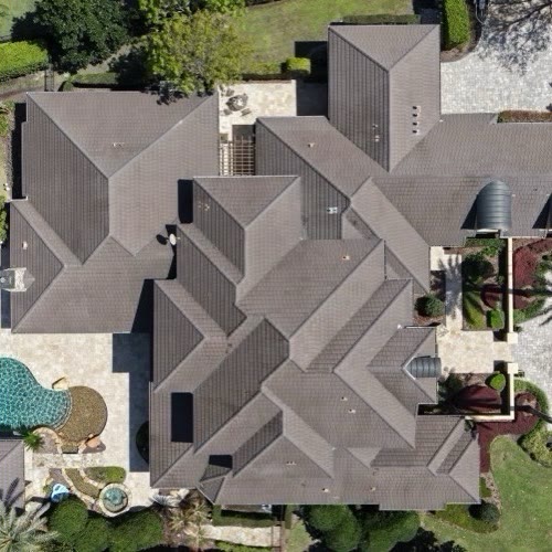 Estate shingle roof · Orlando — after cleaning