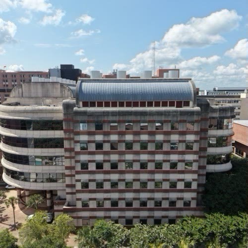 University facade · Gainesville — before cleaning